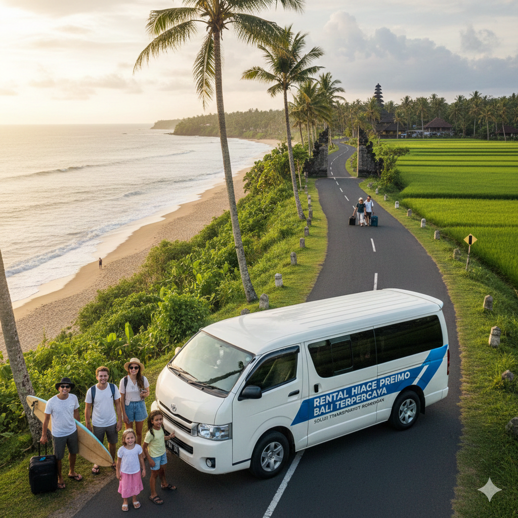 Pakai Hiace Keliling Bali